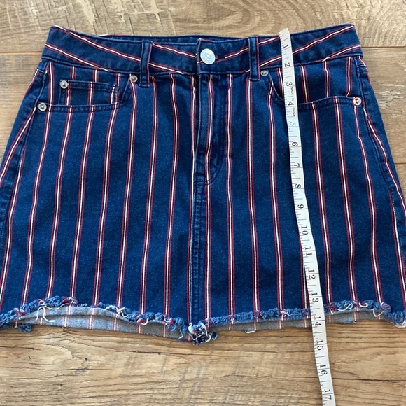 American Eagle Red/White/Blue High Rise Mini Skirt, Women’s size 10 - Picture 8 of 9